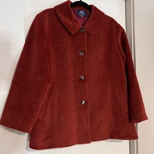 Vintage Stafford Faux Fir Swing Coat